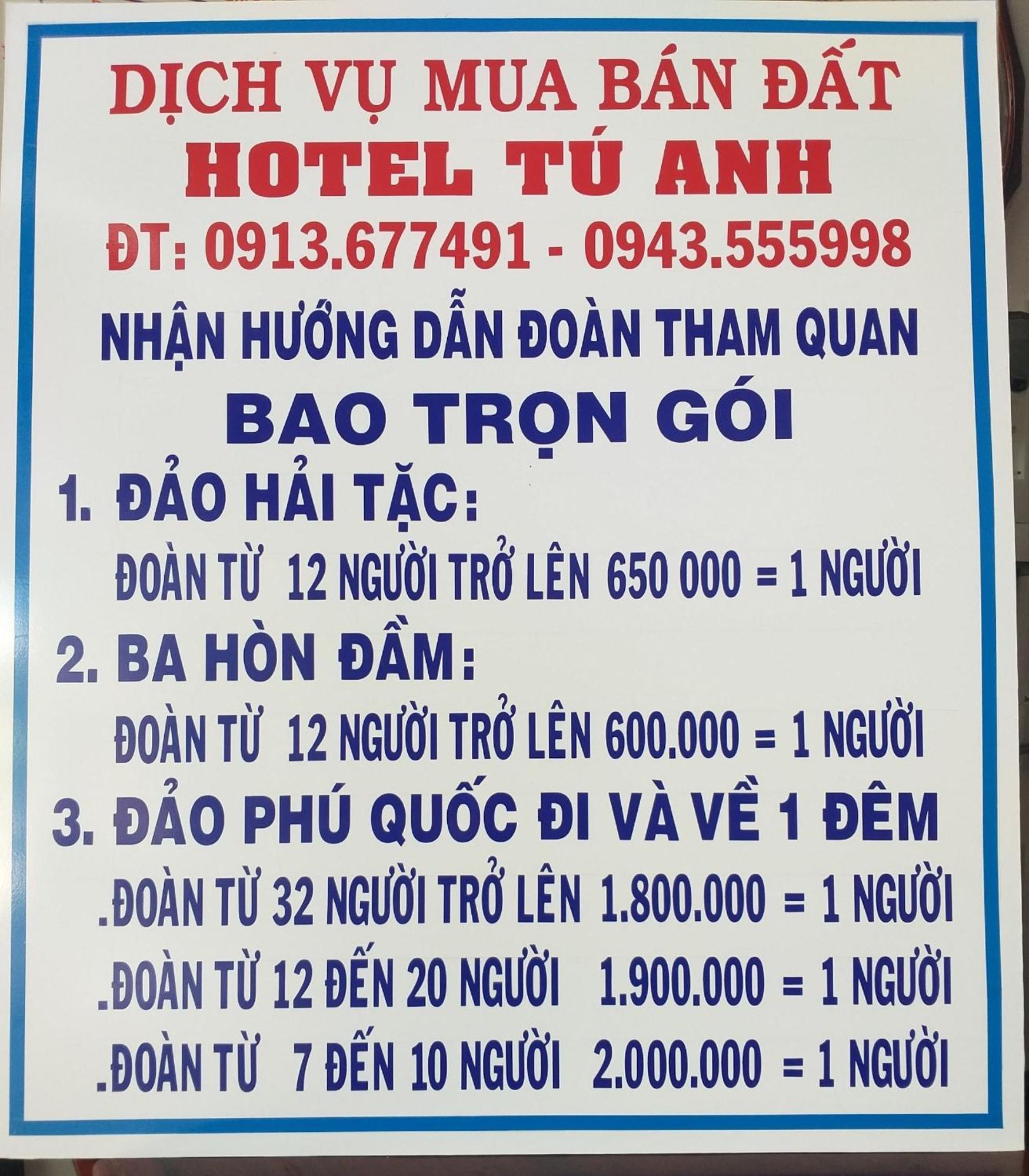 Khach San Tu Anh Hotel Ha Tien Exterior photo